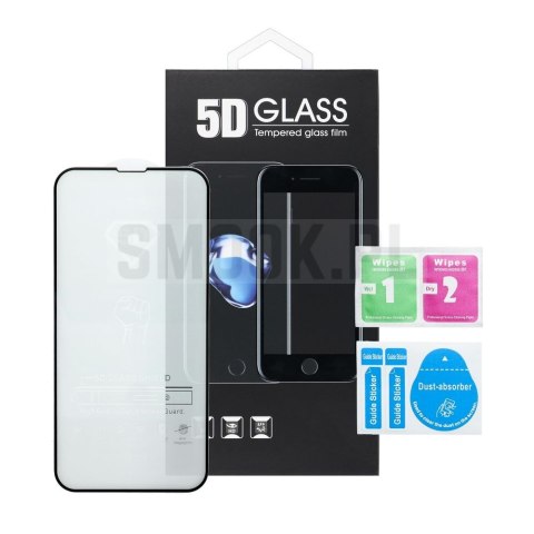 5D Full Glue Tempered Glass - do iPhone 17 Pro / 18 Pro czarny + aplikator