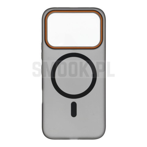 Etui na Honor 600 / 600 PRO Go Orange zgodne z MagSafe czarne