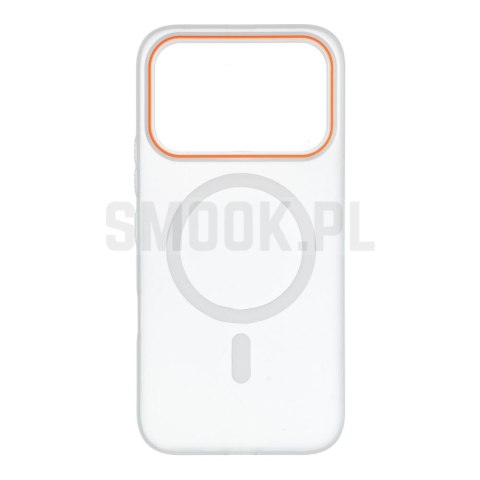 Etui na Honor 600 / 600 PRO Go Orange zgodne z MagSafe transparentne