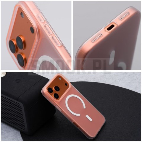 Etui na Honor 600 / 600 PRO Go Orange zgodne z MagSafe transparentne