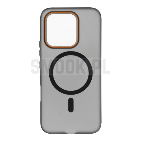 Etui na Honor 600 LITE Go Orange zgodne z MagSafe czarne