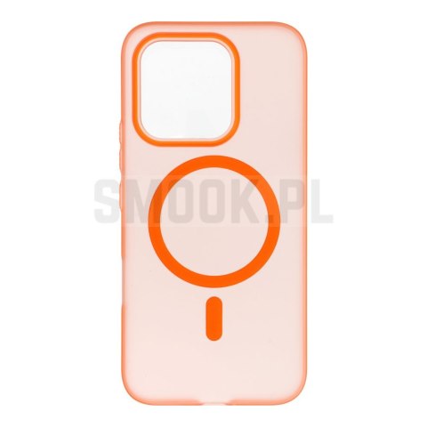 Etui na Honor 600 LITE Go Orange zgodne z MagSafe pomarańczowe