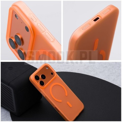 Etui na Honor 600 LITE Go Orange zgodne z MagSafe pomarańczowe