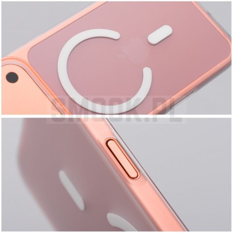 Etui na Honor 600 LITE Go Orange zgodne z MagSafe transparentne