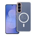 Etui na Honor 600 LITE Go Orange zgodne z MagSafe transparentne