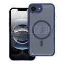 Etui na iPhone 16 Full Matte Mag Cover zgodne z MagSafe niebieskie
