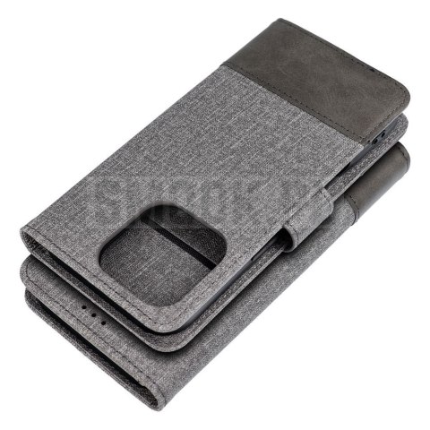 Etui z klapką na Samsung A27 Gomma Book szare