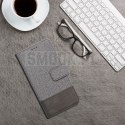 Etui z klapką na Samsung A27 Gomma Book szare