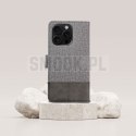 Etui z klapką na Samsung A27 Gomma Book szare