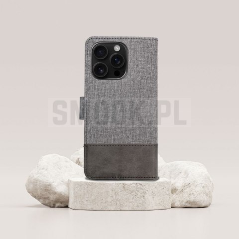 Etui z klapką na Samsung A27 Gomma Book szare