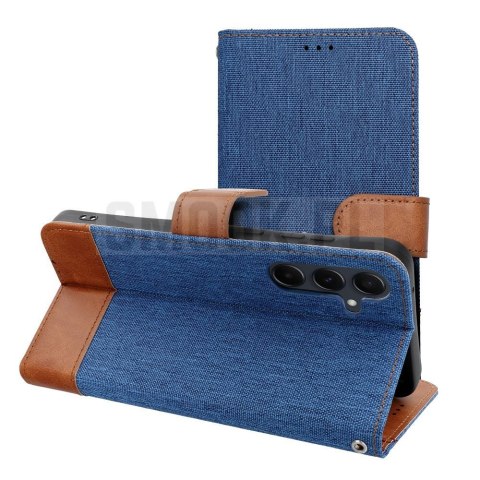 Etui z klapką na Samsung A27 Jeans Book niebieskie