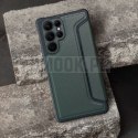 Etui z klapką na Samsung A27 Razor Book ciemnozielone
