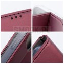Etui z klapką na Samsung A27 Smart Magneto burgundowe