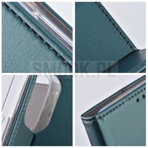 Etui z klapką na Samsung A27 Smart Magneto ciemnozielony