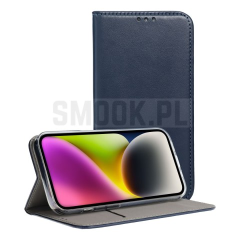 Etui z klapką na Samsung A27 Smart Magneto granatowe