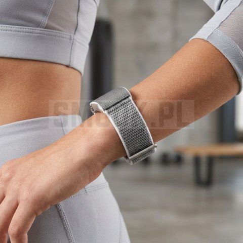 Inteligentny smart band z IP68, EKG, HR, HRV, BP, SPO2, Sleep & Strees monitor TITMO Loop I-110 srebrny 0INT