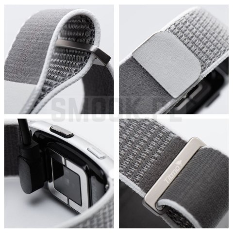 Inteligentny smart band z IP68, EKG, HR, HRV, BP, SPO2, Sleep & Strees monitor TITMO Loop I-110 srebrny 0INT