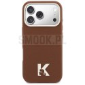KARL LAGERFELD futerał do IPHONE 17 Pro Max kompatybilny z MagSafe KLHMP17X5PGFKHGW (Karl Head Logo) brązowy