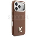 KARL LAGERFELD futerał do IPHONE 17 Pro Max kompatybilny z MagSafe KLHMP17X5PGFKHGW (Karl Head Logo) brązowy