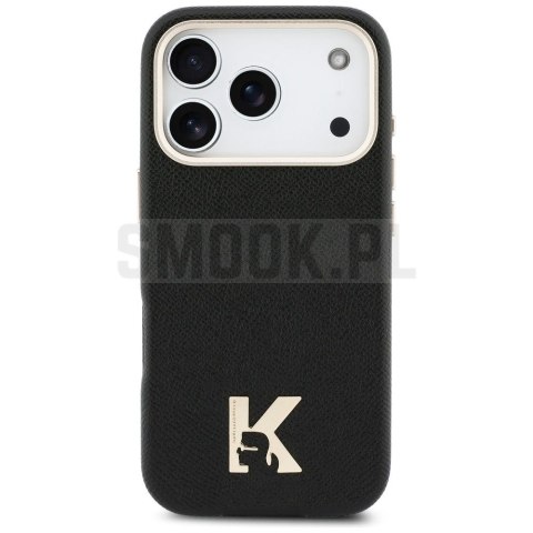 KARL LAGERFELD futerał do IPHONE 17 Pro kompatybilny z MagSafe KLHMP17L5PGFKHGK (Karl Head Logo) czarny