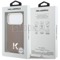 KARL LAGERFELD futerał do IPHONE 17 Pro kompatybilny z MagSafe KLHMP17L5PGFKHGW (Karl Head Logo) brązowy