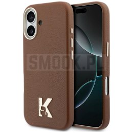 KARL LAGERFELD futerał do IPHONE 17 kompatybilny z MagSafe KLHMP17S5PGFKHGW (Karl Head Logo) brązowy