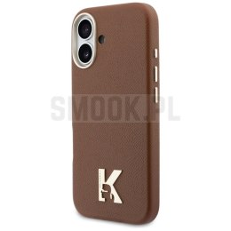 KARL LAGERFELD futerał do IPHONE 17 kompatybilny z MagSafe KLHMP17S5PGFKHGW (Karl Head Logo) brązowy