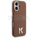 KARL LAGERFELD futerał do IPHONE 17 kompatybilny z MagSafe KLHMP17S5PGFKHGW (Karl Head Logo) brązowy