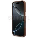 KARL LAGERFELD futerał do IPHONE 17 kompatybilny z MagSafe KLHMP17S5PGFKHGW (Karl Head Logo) brązowy
