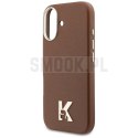 KARL LAGERFELD futerał do IPHONE 17 kompatybilny z MagSafe KLHMP17S5PGFKHGW (Karl Head Logo) brązowy