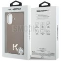KARL LAGERFELD futerał do IPHONE 17 kompatybilny z MagSafe KLHMP17S5PGFKHGW (Karl Head Logo) brązowy