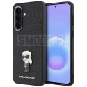 KARL LAGERFELD futerał do SAMSUNG A37 KLHCSA37GKNPSK (Fixed Glitter Ikonik Logo Metal Pin) czarny
