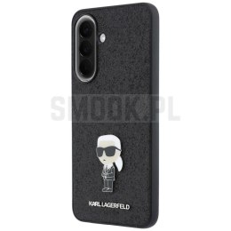 KARL LAGERFELD futerał do SAMSUNG A37 KLHCSA37GKNPSK (Fixed Glitter Ikonik Logo Metal Pin) czarny