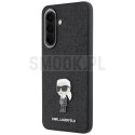KARL LAGERFELD futerał do SAMSUNG A57 KLHCSA57GKNPSK (Fixed Glitter Ikonik Logo Metal Pin) czarny