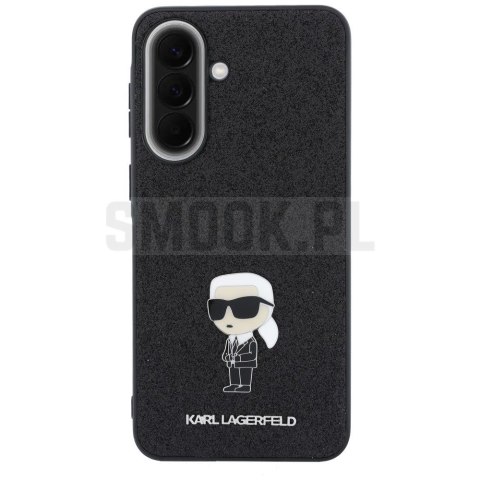 KARL LAGERFELD futerał do SAMSUNG A57 KLHCSA57GKNPSK (Fixed Glitter Ikonik Logo Metal Pin) czarny