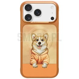 NIMMY futerał GENTLE PETS SERIES DOG kompatybilny z MagSafe do IPHONE 17 Pro Max pomarańczowy