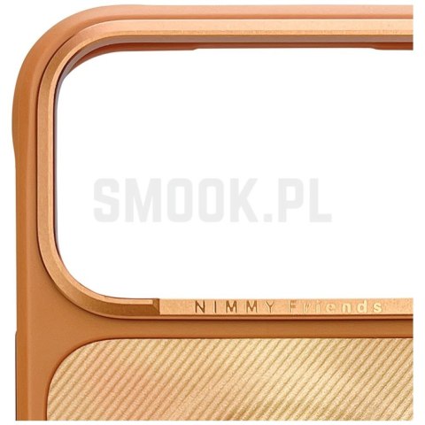 NIMMY futerał GENTLE PETS SERIES DOG kompatybilny z MagSafe do IPHONE 17 Pro Max pomarańczowy