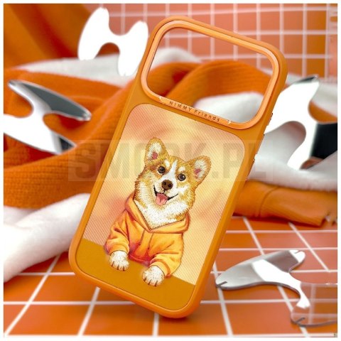 NIMMY futerał GENTLE PETS SERIES DOG kompatybilny z MagSafe do IPHONE 17 Pro Max pomarańczowy