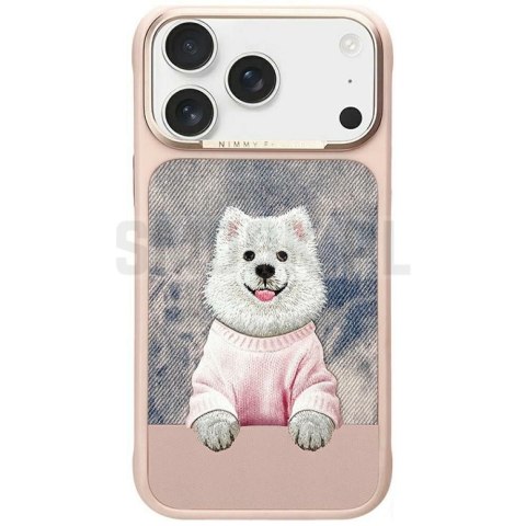 NIMMY futerał GENTLE PETS SERIES DOG kompatybilny z MagSafe do IPHONE 17 Pro Max różowy