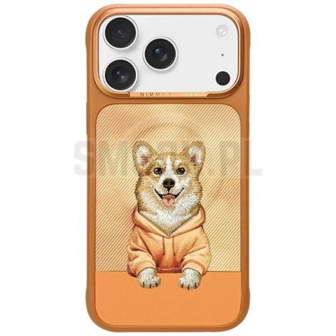 NIMMY futerał GENTLE PETS SERIES DOG kompatybilny z MagSafe do IPHONE 17 Pro pomarańczowy