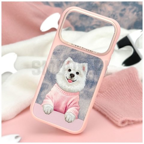 NIMMY futerał GENTLE PETS SERIES DOG kompatybilny z MagSafe do IPHONE 17 Pro różowy