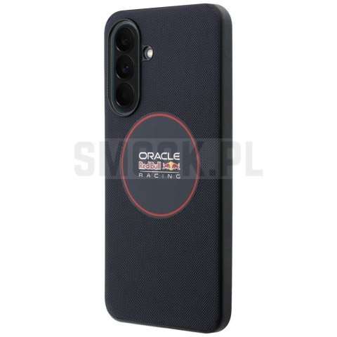 RED BULL futerał do SAMSUNG A37 RBHCA3724PUILVR (Meshed PU Red Ring & Metal Buttons) granatowy