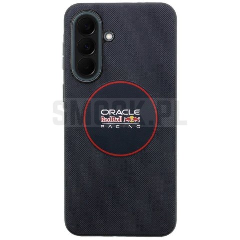 RED BULL futerał do SAMSUNG A37 RBHCA3724PUILVR (Meshed PU Red Ring & Metal Buttons) granatowy