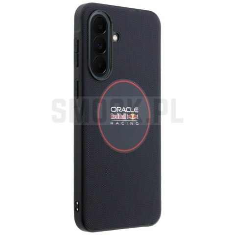 RED BULL futerał do SAMSUNG A37 RBHCA3724PUILVR (Meshed PU Red Ring & Metal Buttons) granatowy