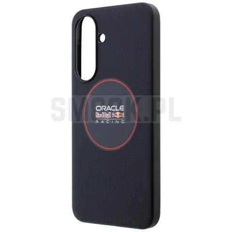 RED BULL futerał do SAMSUNG A37 RBHCA3724PUILVR (Meshed PU Red Ring & Metal Buttons) granatowy