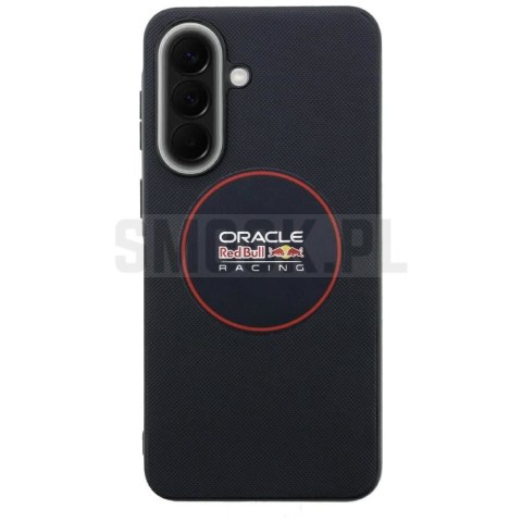 RED BULL futerał do SAMSUNG A57 RBHCA5724PUILVR (Meshed PU Red Ring & Metal Buttons) granatowy
