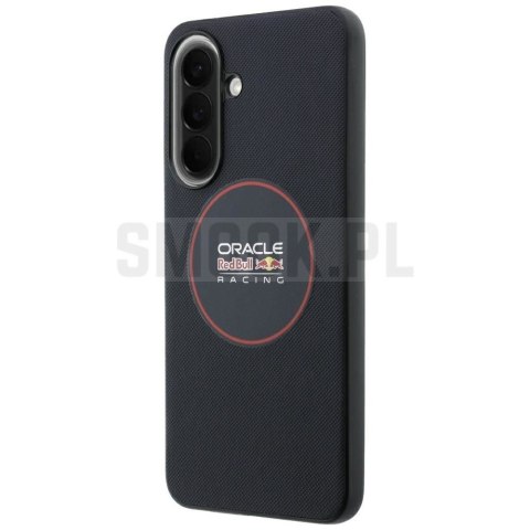 RED BULL futerał do SAMSUNG A57 RBHCA5724PUILVR (Meshed PU Red Ring & Metal Buttons) granatowy