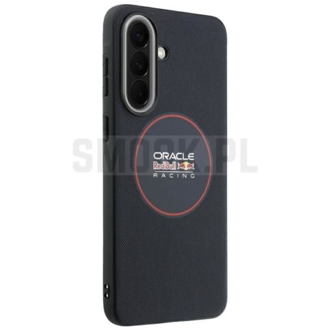 RED BULL futerał do SAMSUNG A57 RBHCA5724PUILVR (Meshed PU Red Ring & Metal Buttons) granatowy