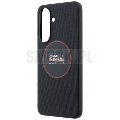 RED BULL futerał do SAMSUNG A57 RBHCA5724PUILVR (Meshed PU Red Ring & Metal Buttons) granatowy