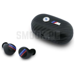 Słuchawki bezprzewodowe douszne ENC BMW TWS Carbon Metal Logo BMW001141 czarne